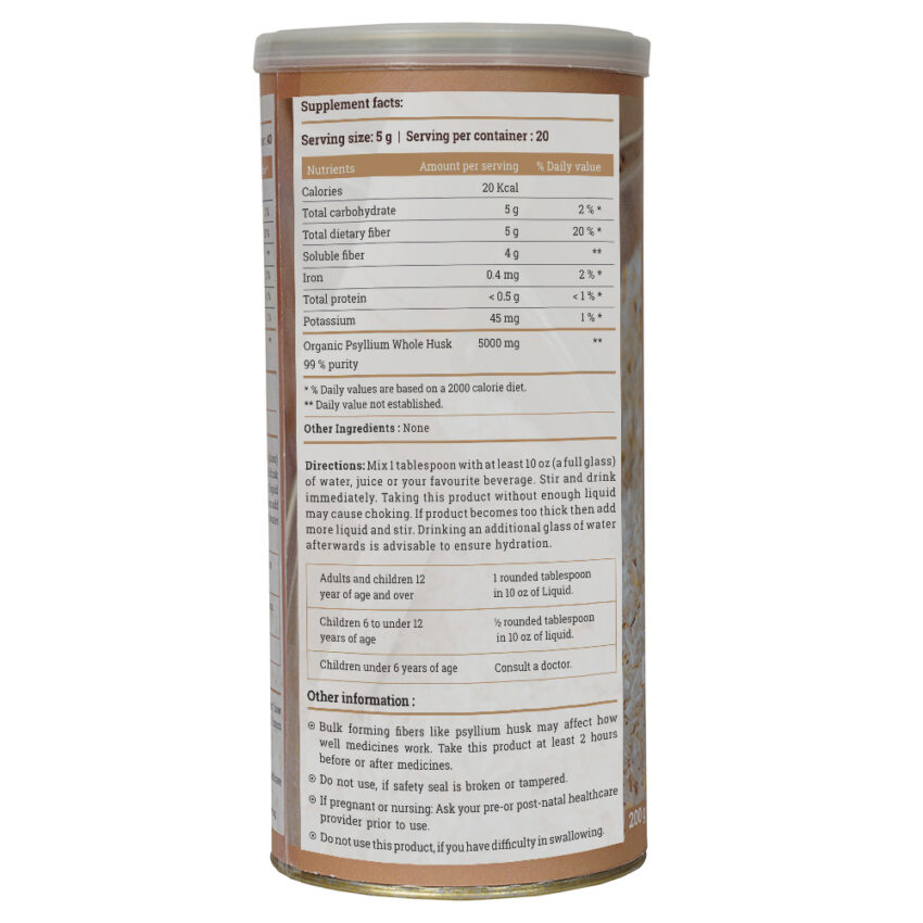 Organic Psyllium Whole Husk – Geo-fresh Organic