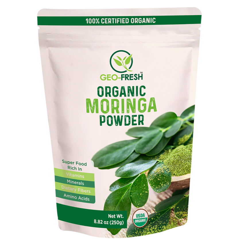 Organic Moringa Powder – 250g – Geo-fresh Organic